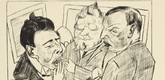 Max Beckmann. The Disillusioned II (Die Enttäuschten II) from the portfolio Trip to Berlin 1922 (Berliner Reise 1922). 1922