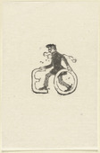 Emil Orlik. Ex Libris E. O. 1897 from Small Woodcuts (Kleine Holzschnitte). 1920 (prints executed 1896-1899)