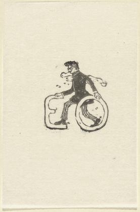 Emil Orlik. Ex Libris E. O. 1897 from Small Woodcuts (Kleine Holzschnitte). 1920 (prints executed 1896-1899)