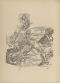 Oskar Kokoschka. Die Chinesische Mauer (The Great Wall of China). 1914 (prints executed 1913)