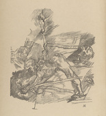 Oskar Kokoschka. Die Chinesische Mauer (The Great Wall of China). 1914 (prints executed 1913)