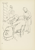 George Grosz. Plate 62 from Ecce Homo. 1922-1923 (reproduced drawings and watercolors executed 1915-22)