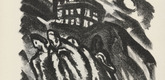 Martha Schrag. Figures at Night (Nächtliche Gestalten) (plate, preceding p. 57) from Künstler abseits vom Wege. 10 Jahre deutscher Kunst in der Provinz. 1918