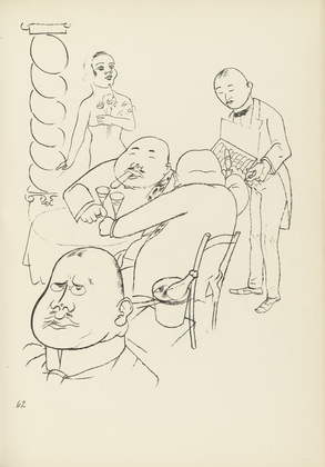 George Grosz. Plate 62 from Ecce Homo. 1922-1923 (reproduced drawings and watercolors executed 1915-22)
