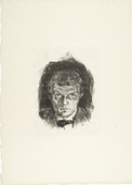 Max Beckmann. Self-Portrait (Selbstbildnis). (1911)