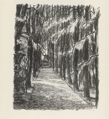 Alfred Kunze. Alley of Trees (Baumallee) (plate, preceding p. 73) from Künstler abseits vom Wege. 10 Jahre deutscher Kunst in der Provinz. 1918