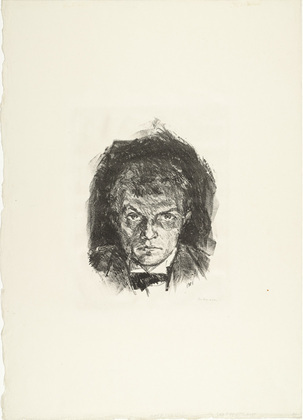 Max Beckmann. Self-Portrait (Selbstbildnis). (1911)