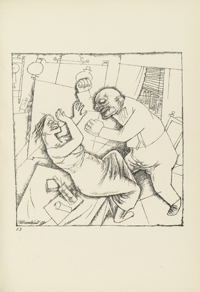 George Grosz. Plate 63 from Ecce Homo. 1922-1923 (reproduced drawings and watercolors executed 1915-22)