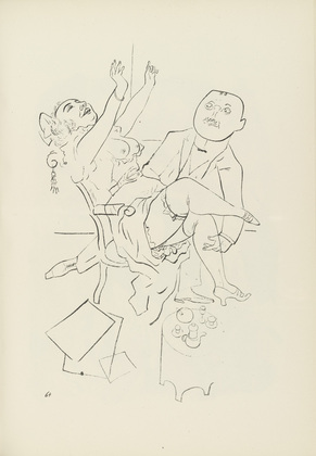 George Grosz. Plate 64 from Ecce Homo. 1922-1923 (reproduced drawings and watercolors executed 1915-22)