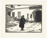 Emil Orlik. Old-Clothes Merchant (Altkleider-Händler) from Small Woodcuts (Kleine Holzschnitte). 1920 (prints executed 1896-1899)
