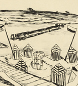 Max Beckmann. Beach (Strand). (1922)