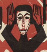 Ernst Ludwig Kirchner. Title page (Titelblatt) from Umbra vitae (Shadow of Life). 1924
