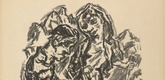 René Beeh. The Fool of Manegg (Der Narr auf Manegg) (plate 10) from Gottfried Keller-Bilderbuch. Zum Hundertsten Geburtstag Gottfried Kellers. 1914