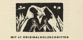 Ernst Ludwig Kirchner. Title vignette (Titelvignette) from Umbra vitae (Shadow of Life). 1924