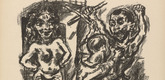 René Beeh. The Wicked-Holy Vitalis (Der schlimm-heilige Vitalis) (plate 2) from Gottfried Keller-Bilderbuch. Zum Hundertsten Geburtstag Gottfried Kellers. 1914