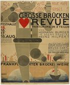 Oskar Schlemmer. Poster for the Great Bridge Revue (Große Brücken Revue). 1926