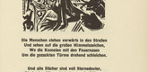 Ernst Ludwig Kirchner. Umbra vitae (headpiece, page 1) from Umbra vitae (Shadow of Life). 1924