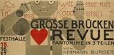 Oskar Schlemmer. Poster for the Great Bridge Revue (Große Brücken Revue). 1926