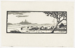 Emil Orlik. Skating Rink (Eislaufplatz) from Small Woodcuts (Kleine Holzschnitte). 1920 (prints executed 1896-1899)