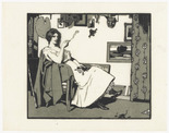Emil Orlik. In the Studio (Im Atelier) from Small Woodcuts (Kleine Holzschnitte). 1920 (prints executed 1896-1899)
