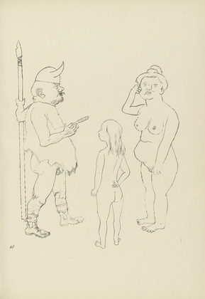 George Grosz. Plate 60 from Ecce Homo. 1922-1923 (reproduced drawings and watercolors executed 1915-22)