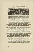 Ernst Ludwig Kirchner. The Seafarer (Die Seefahrer) (headpiece, page 10) from Umbra vitae (Shadow of Life). 1924