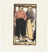 Emil Orlik. Dutch Boys (Holländische Buben) from Small Woodcuts (Kleine Holzschnitte). 1920 (prints executed 1896-1899)