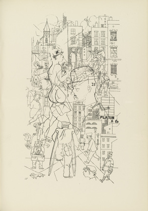 George Grosz. Plate 68 from Ecce Homo. 1922-1923 (reproduced drawings and watercolors executed 1915-22)
