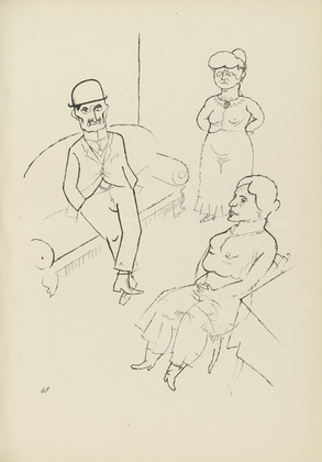 George Grosz. Plate 69 from Ecce Homo. 1922-1923 (reproduced drawings and watercolors executed 1915-22)