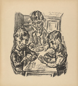 René Beeh. The Three Just Comb Makers (Die drei gerechten Kammacher) (plate 8) from Gottfried Keller-Bilderbuch. Zum Hundertsten Geburtstag Gottfried Kellers. 1914