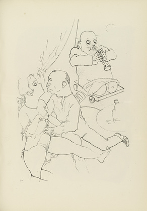 George Grosz. Plate 70 from Ecce Homo. 1922-1923 (reproduced drawings and watercolors executed 1915-22)