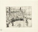 Ernst Ludwig Kirchner. Dancehall (Tanzsaal). (1910)