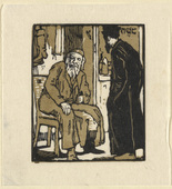 Emil Orlik. From Grodek (Aus Grodek) from Small Woodcuts (Kleine Holzschnitte). 1920 (prints executed 1896-1899)