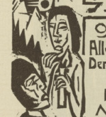 Ernst Ludwig Kirchner. All Landscapes Have... (Alle Landschaften haben...) (plate, page 14) from Umbra vitae (Shadow of Life). 1924
