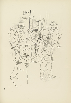 George Grosz. Plate 71 from Ecce Homo. 1922-1923 (reproduced drawings and watercolors executed 1915-22)