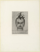 Paul Klee. Menacing Head (Drohendes Haupt) from the series Inventions (Inventionen). 1905