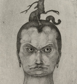 Paul Klee. Menacing Head (Drohendes Haupt) from the series Inventions (Inventionen). 1905