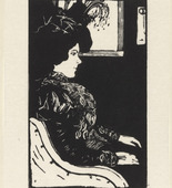 Emil Orlik. Frenchwoman (Französin) from Small Woodcuts (Kleine Holzschnitte). 1920 (prints executed 1896-1899)
