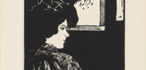 Emil Orlik. Frenchwoman (Französin) from Small Woodcuts (Kleine Holzschnitte). 1920 (prints executed 1896-1899)