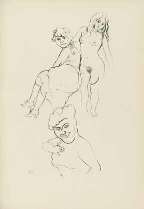 George Grosz. Plate 72 from Ecce Homo. 1922-1923 (reproduced drawings and watercolors executed 1915-22)