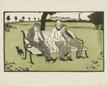Emil Orlik. London Dawdlers (Londoner Tagediebe) from Small Woodcuts (Kleine Holzschnitte). 1920 (prints executed 1896-1899)