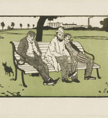 Emil Orlik. London Dawdlers (Londoner Tagediebe) from Small Woodcuts (Kleine Holzschnitte). 1920 (prints executed 1896-1899)