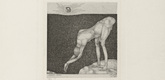 Paul Klee. A Man Sinking Before the Crown (Ein Mann versinkt vor der Krone) from the series Inventions (Inventionen). 1904