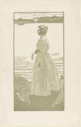 Emil Orlik. In Memory of the Seaside (Erinnerung an Seeseiten) from Small Woodcuts (Kleine Holzschnitte). 1920 (prints executed 1896-1899)