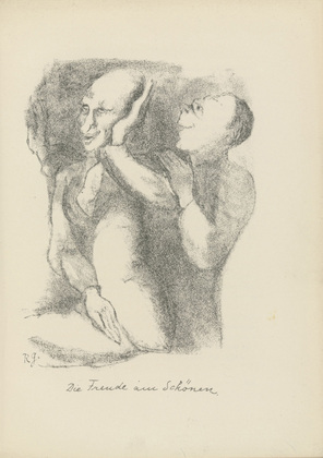 Rudolf Grossmann. The Delight in Beauty (Die Freude am Schönen) (plate, after p. 140) from Ganymed. Blätter der Marées-Gesellschaft, vol. 1. 1919