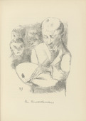 Rudolf Grossmann. The Misunderstood One (Der Unverstandene) (plate, after p. 144) from Ganymed. Blätter der Marées-Gesellschaft, vol. 1. 1919