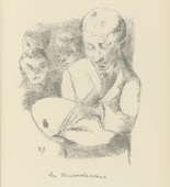 Rudolf Grossmann. The Misunderstood One (Der Unverstandene) (plate, after p. 144) from Ganymed. Blätter der Marées-Gesellschaft, vol. 1. 1919
