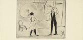 Erich Heckel. Tightrope Walkers (Seiltänzer). 1910