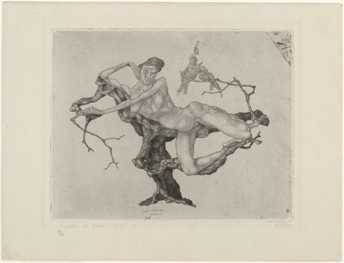 Paul Klee. Virgin in the Tree (Jungfrau im Baum) from the series Inventions (Inventionen). 1903