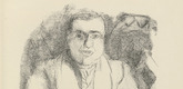 Rudolf Grossmann. The Art Dealer (Der Kunsthändler) (plate, after p. 148) from Ganymed. Blätter der Marées-Gesellschaft, vol. 1. 1919
